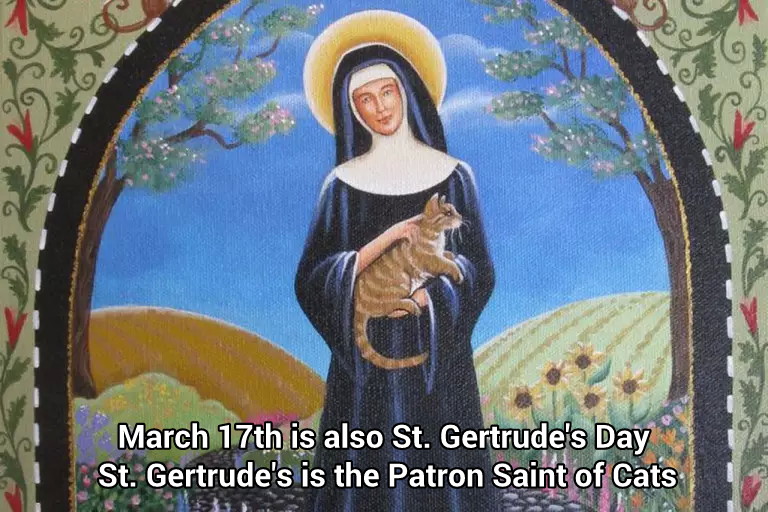 St Gertrudes Day and Cats